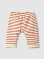 Pantalón pull-up a rayas rosa oscuro - vista 2