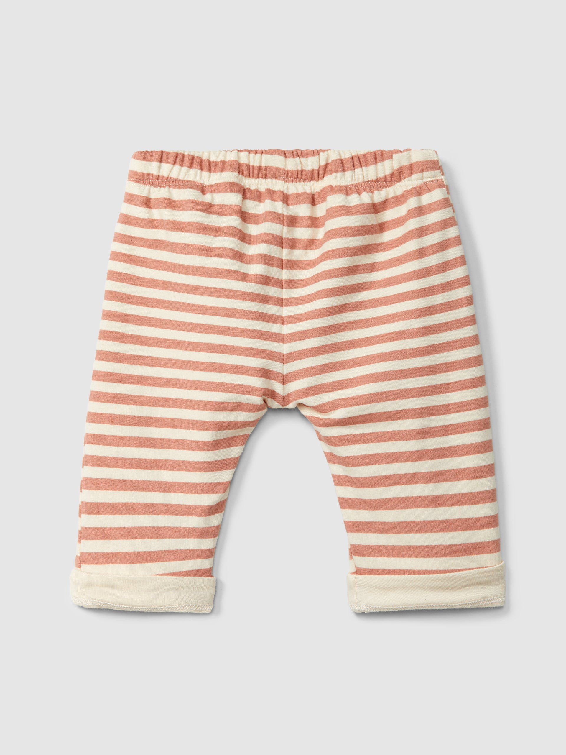 Pantalón pull-up a rayas rosa oscuro - vista 2