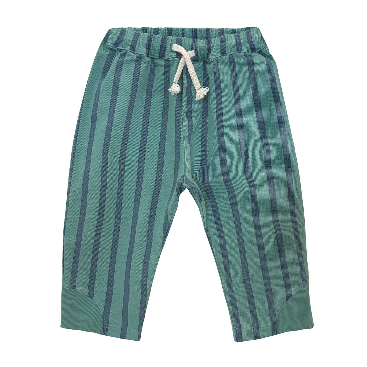 Pantalón de rayas Alex verde en verde y azul - vista principal