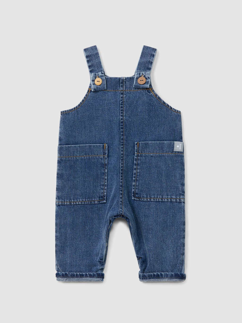 Peto denim de algodón orgánico índigo - vista principal