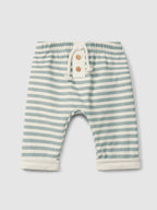 Pantalón pull-up a rayas verde - vista principal