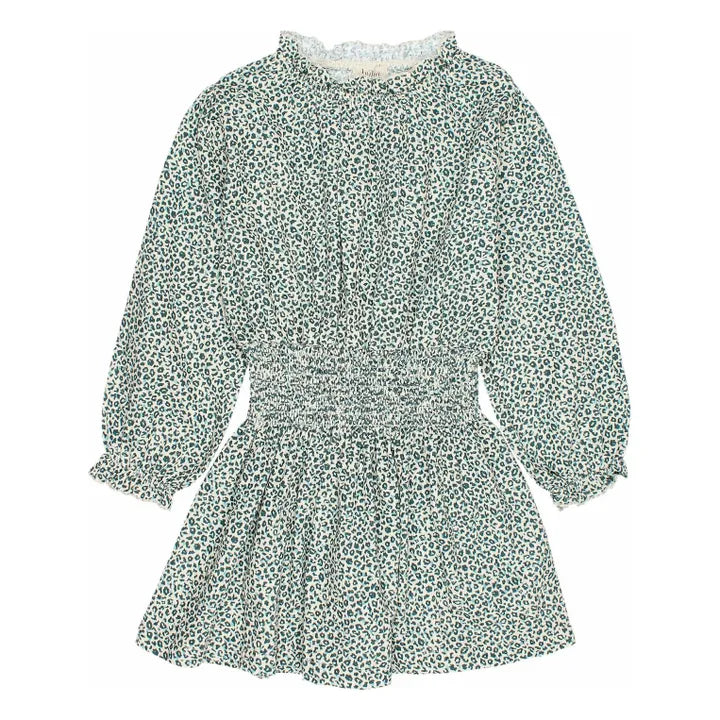 Vestido animal print verde