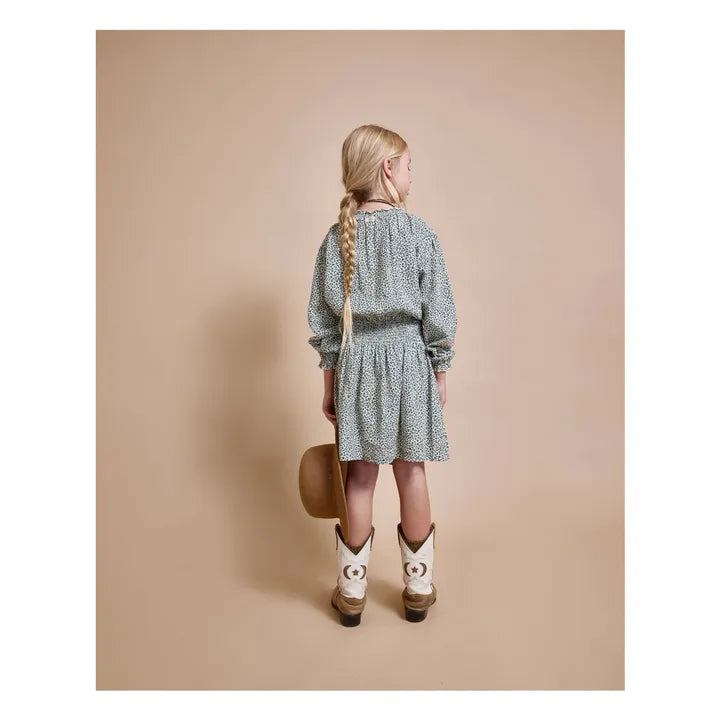 Vestido animal print verde