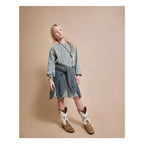 Vestido animal print verde