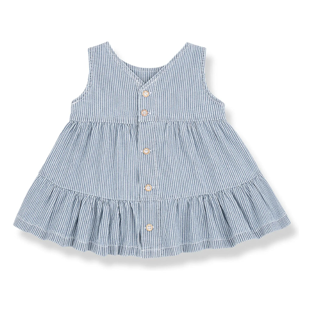 Vestido vaquero rayas azul claro- Galdana 1+inthefamily