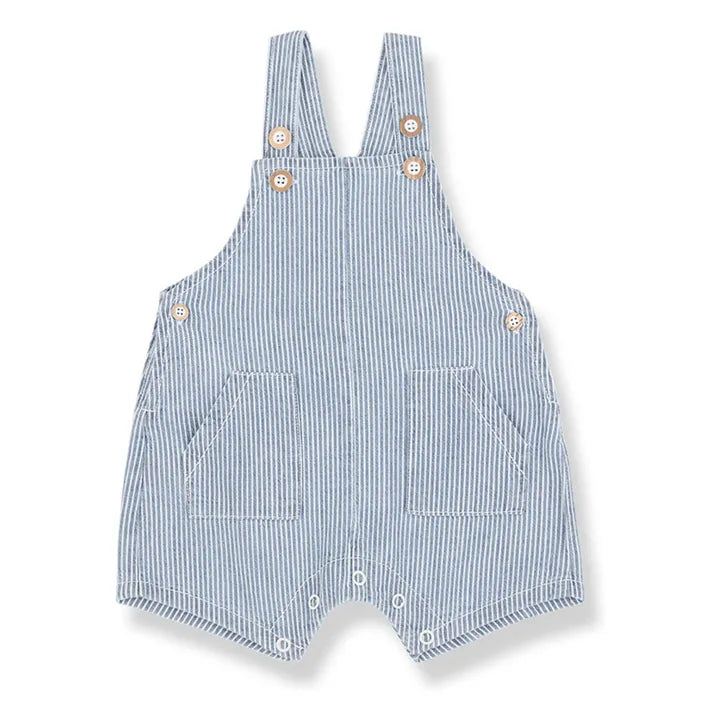 Mono corto rayas azul y blanco Talaies 1+inthefamily