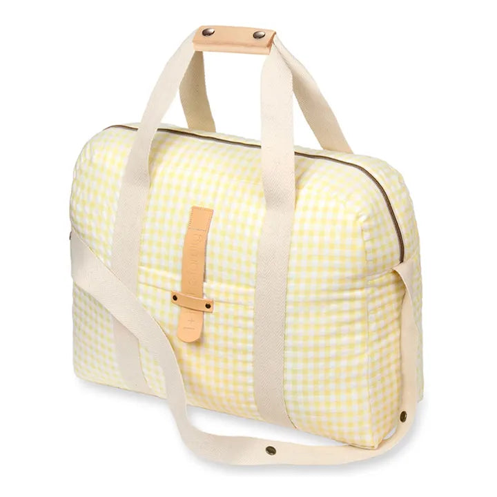 Bolsa de maternidad vichy amarillo palo 1+inthefamily