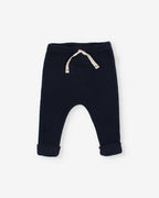 Legging de canalé azul marino - vista 2