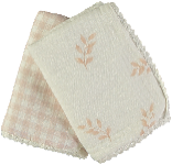 Pack de 2 toallitas de lactancia BLISS Textures Sakura de Lillymom para bebé