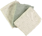 Pack de 3 toallitas de lactancia BRAVE Sicilia de Lillymom para bebé