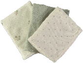 Pack de 3 toallitas de lactancia BRAVE Venice de Lillymom para bebé