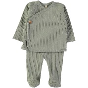 Conjunto de primera puesta EASY Maxi Rib de Lillymom para bebé