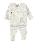 Conjunto para bebé EASY PANT Rib-Canalé de Lillymom para bebé
