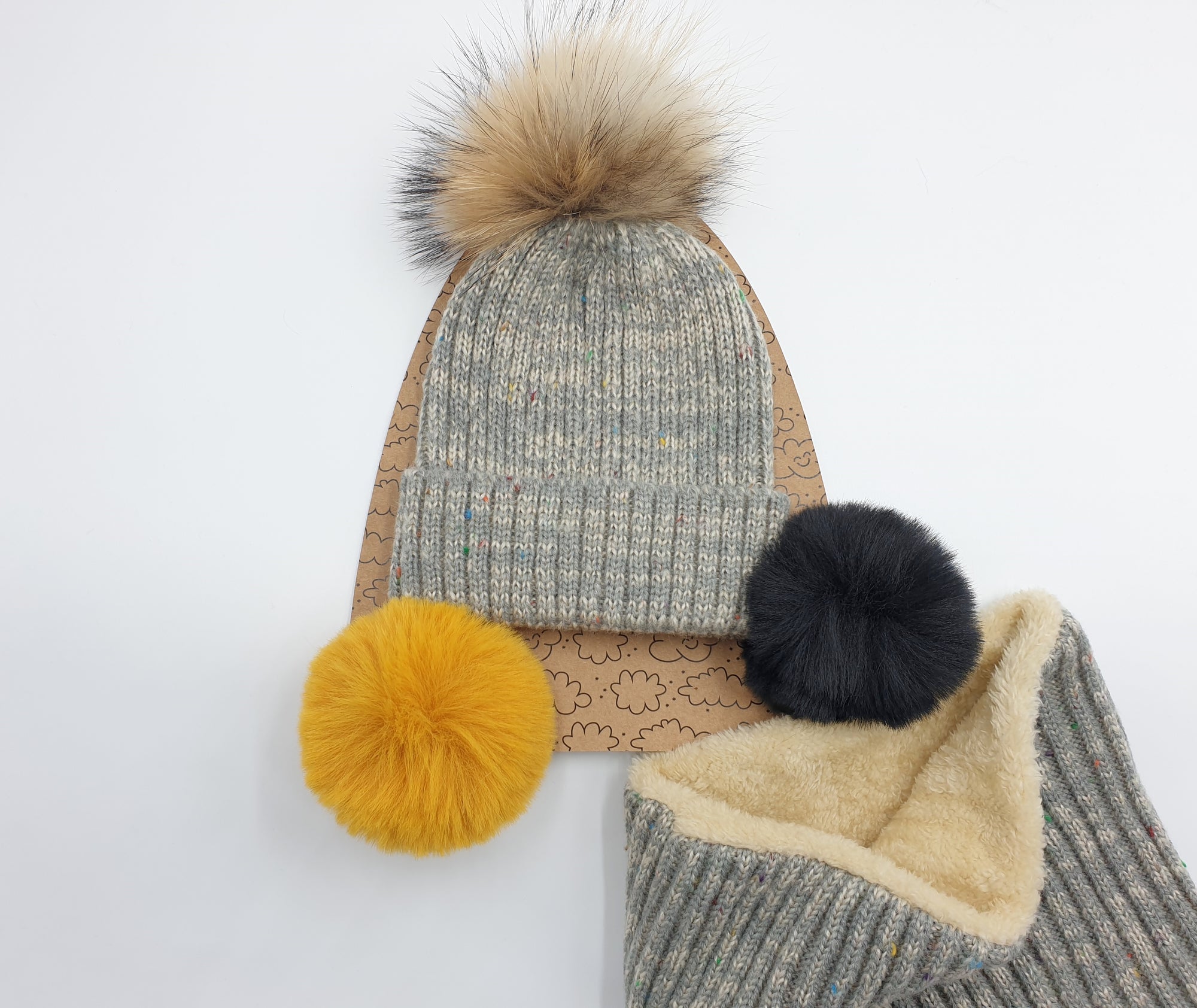 Gorro canalé jaspeado (2-6 años) Ref.524P1