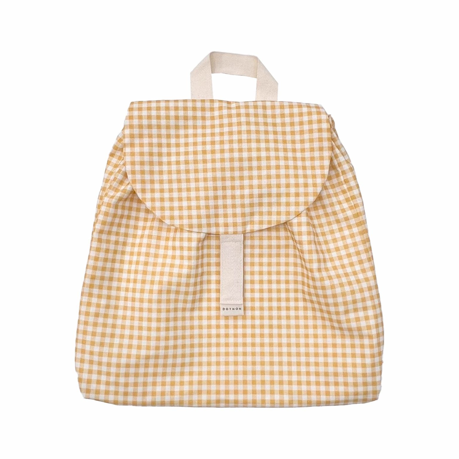 Mochila vichy amarilla DOYMON
