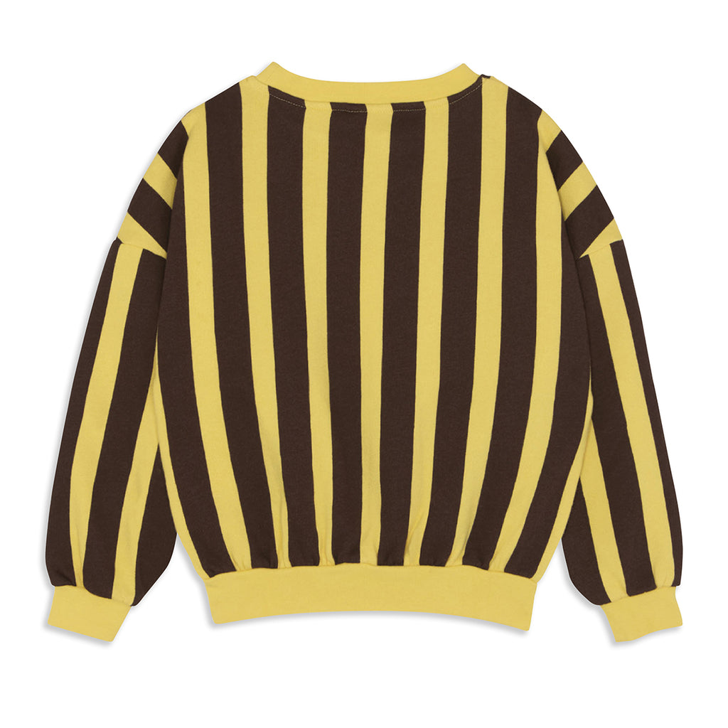 Sudadera con rayas amarillas
