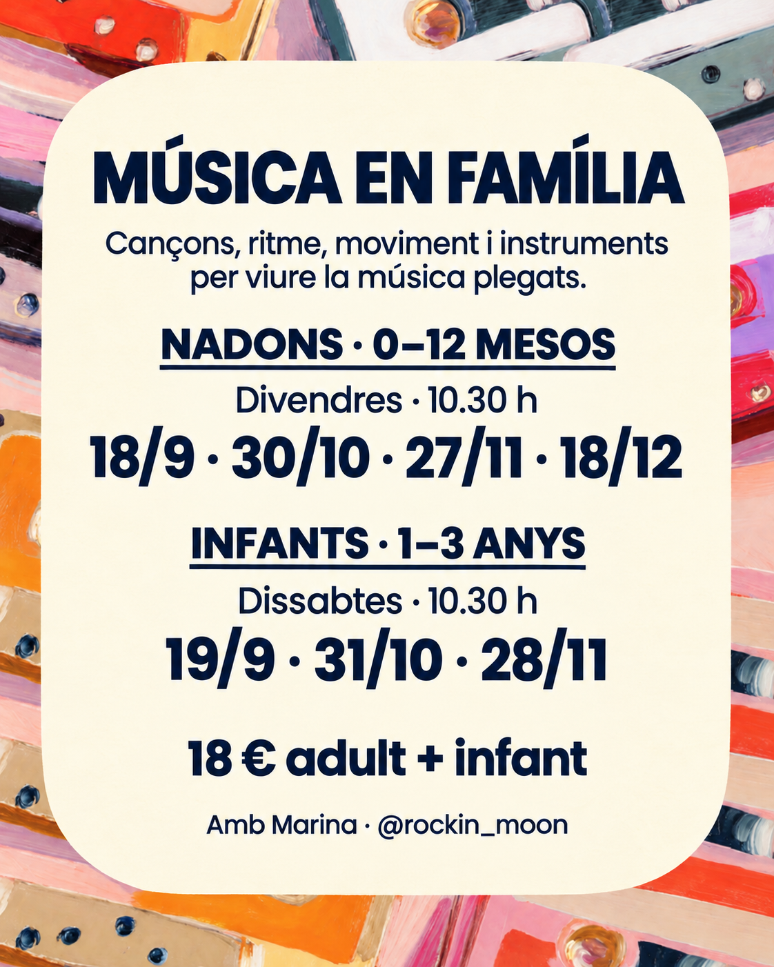 Persona extra per a Música en família amb Rockin Moon