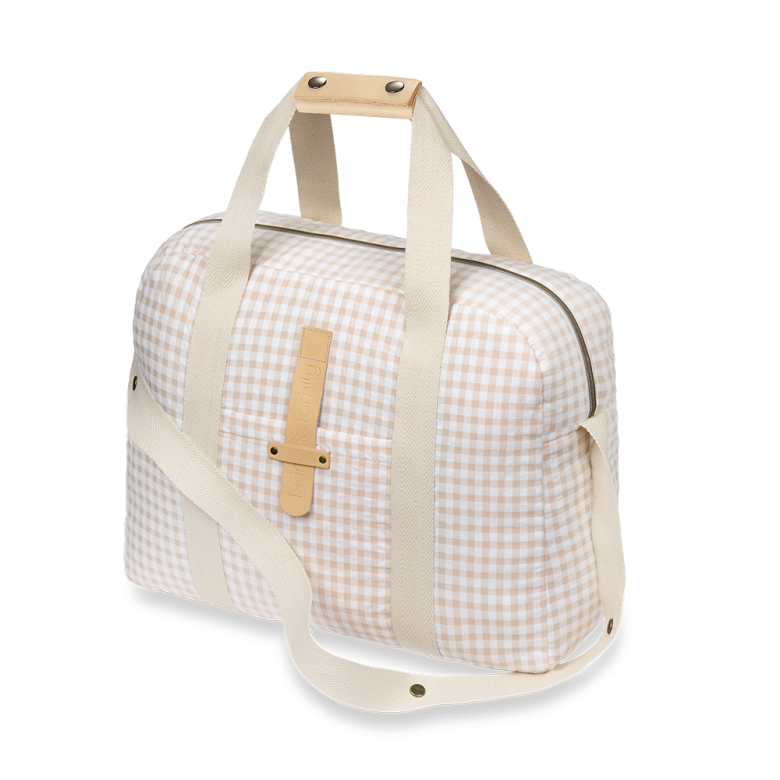 Bolsa de maternidad vichy blossom 1+inthefamily