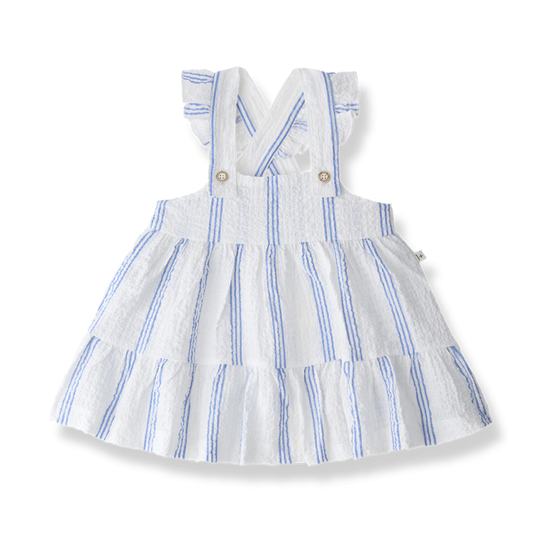 Vestido muselina azul Joncols 1+inthefamily
