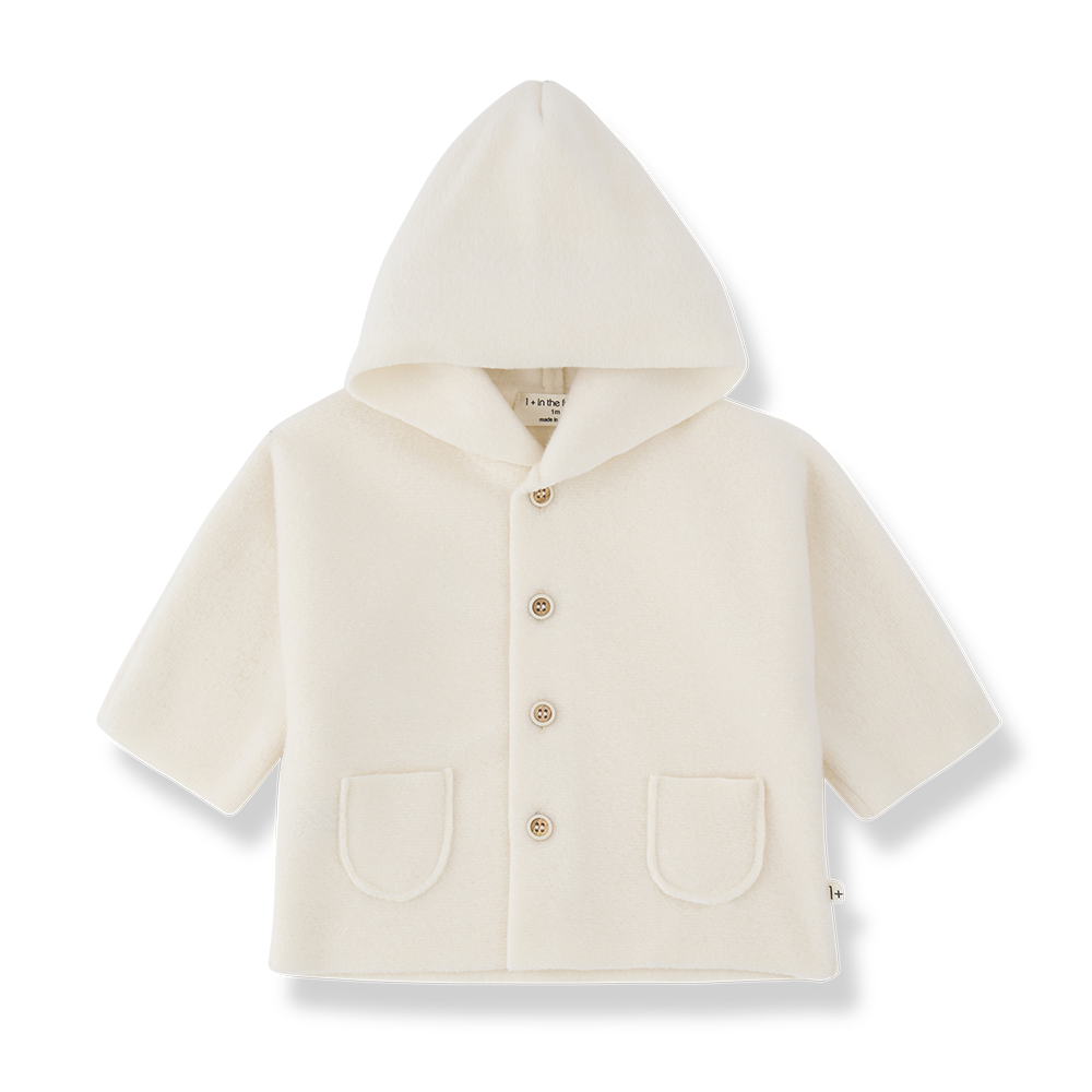 Chaqueta con capucha Menton crudo - 1+ in the family - vista principal
