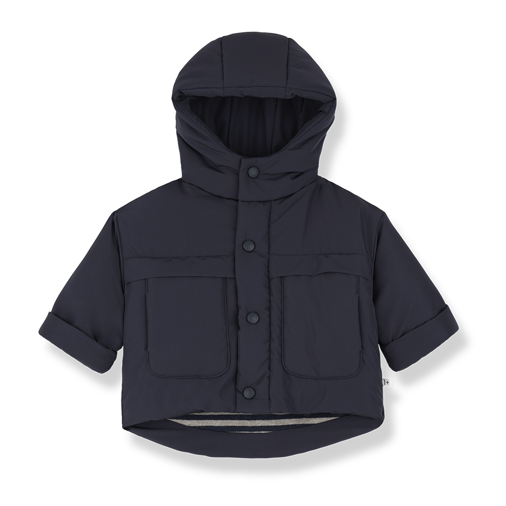 Chaqueta impermeable Lucca azul marino - 1+ in the family - vista principal