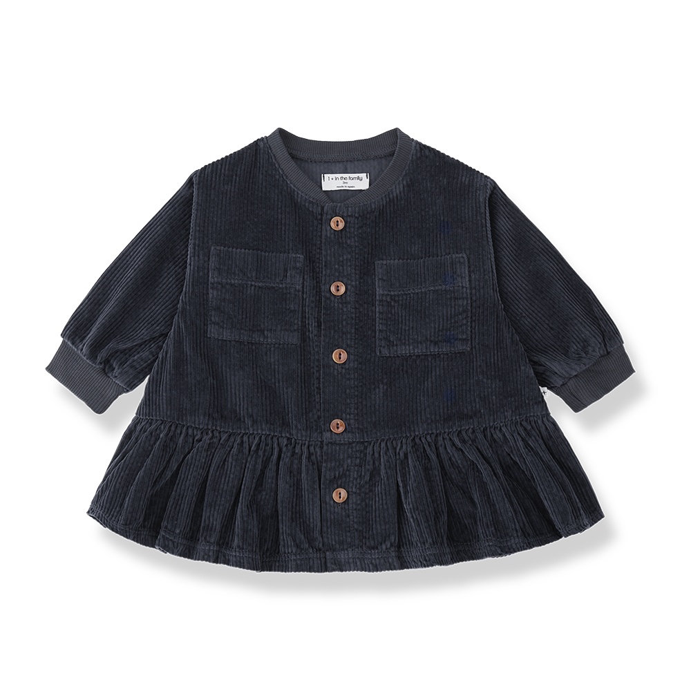 Vestido denim Regina azul marino - 1+ in the family - vista principal