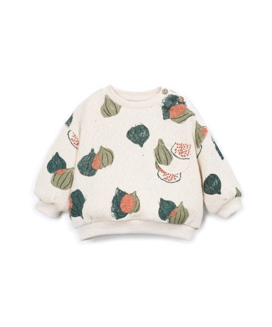 Sudadera jersey estampado higos