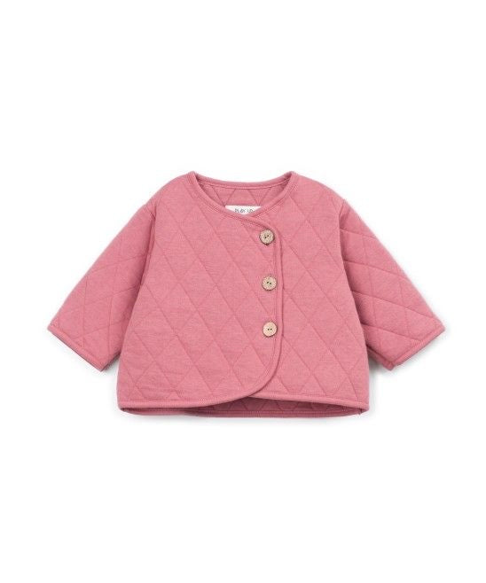 Chaqueta acolchada rosa