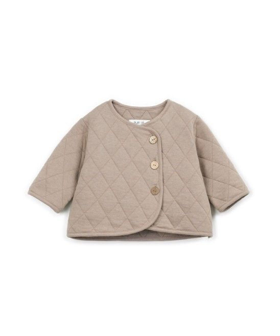 Chaqueta acolchada marrón