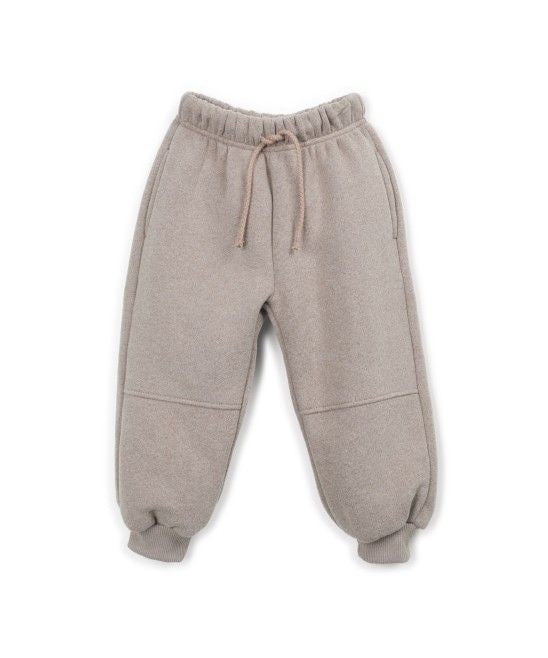 Pantalón felpa marrón