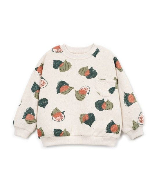 Sudadera jersey estampado higos Kid
