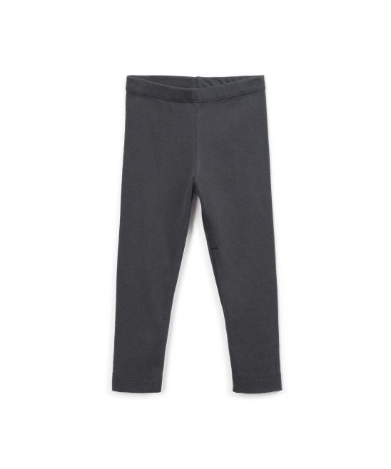 Leggings rib gris