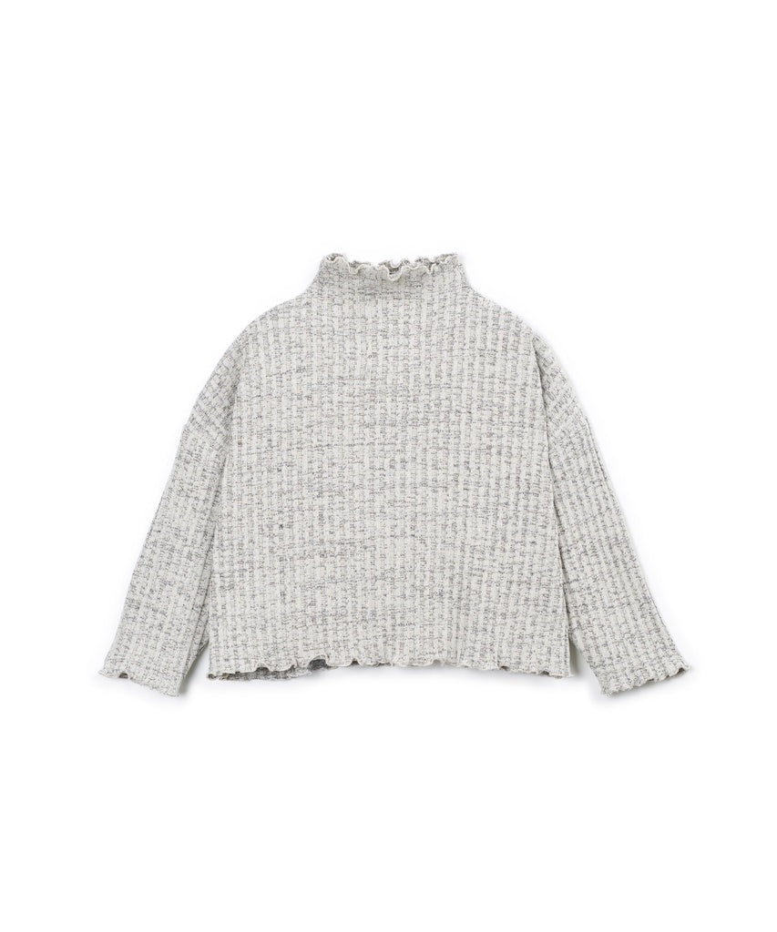 Sudadera rib gris Kid - Play Up