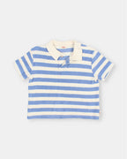 Polo de rizo con rayas azules y blancas Buho