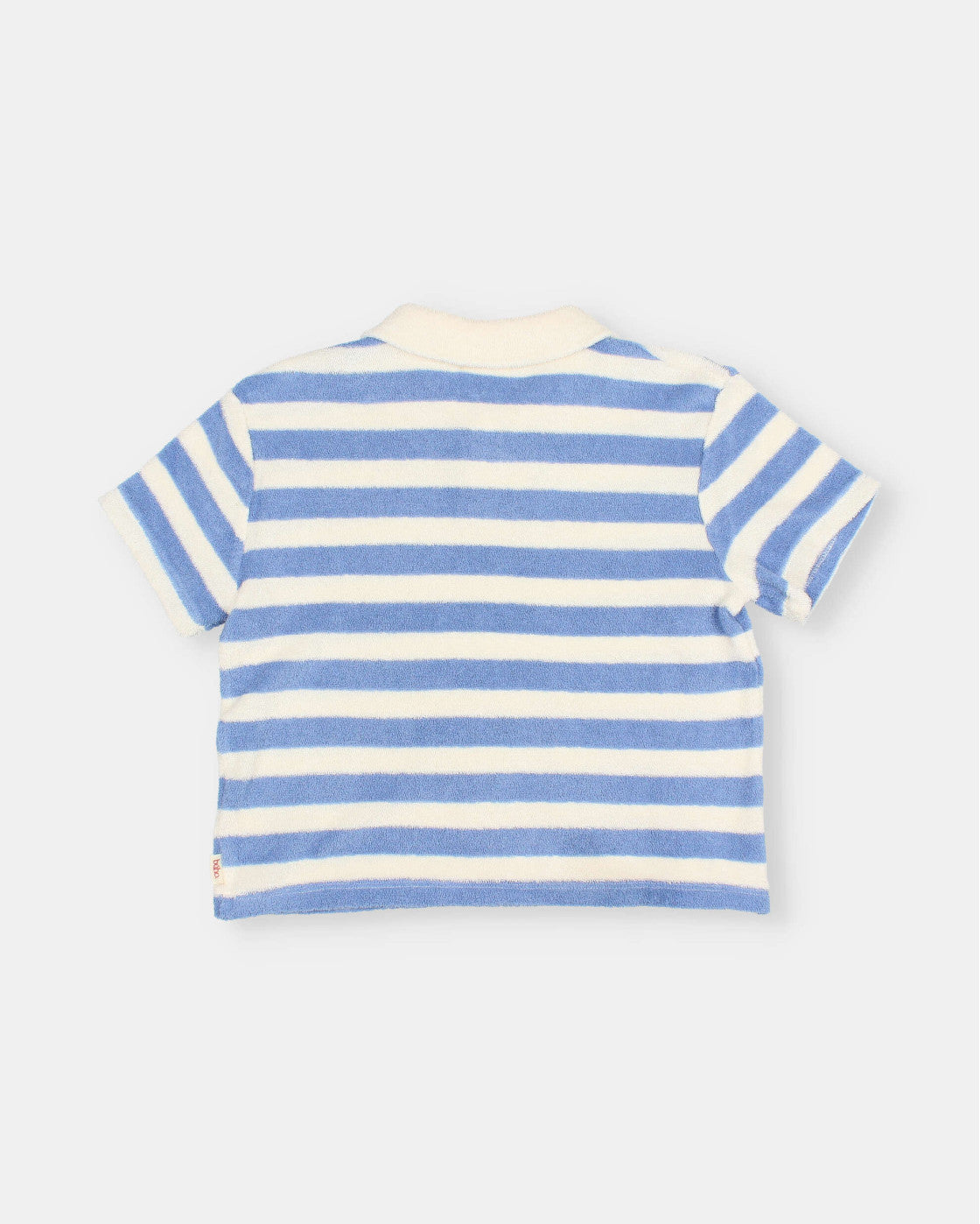 Polo de rizo con rayas azules y blancas Buho