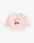 Sudadera Chérie rosa crema - vista 3
