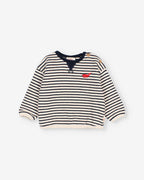 Sudadera de rayas azul marino - vista 3
