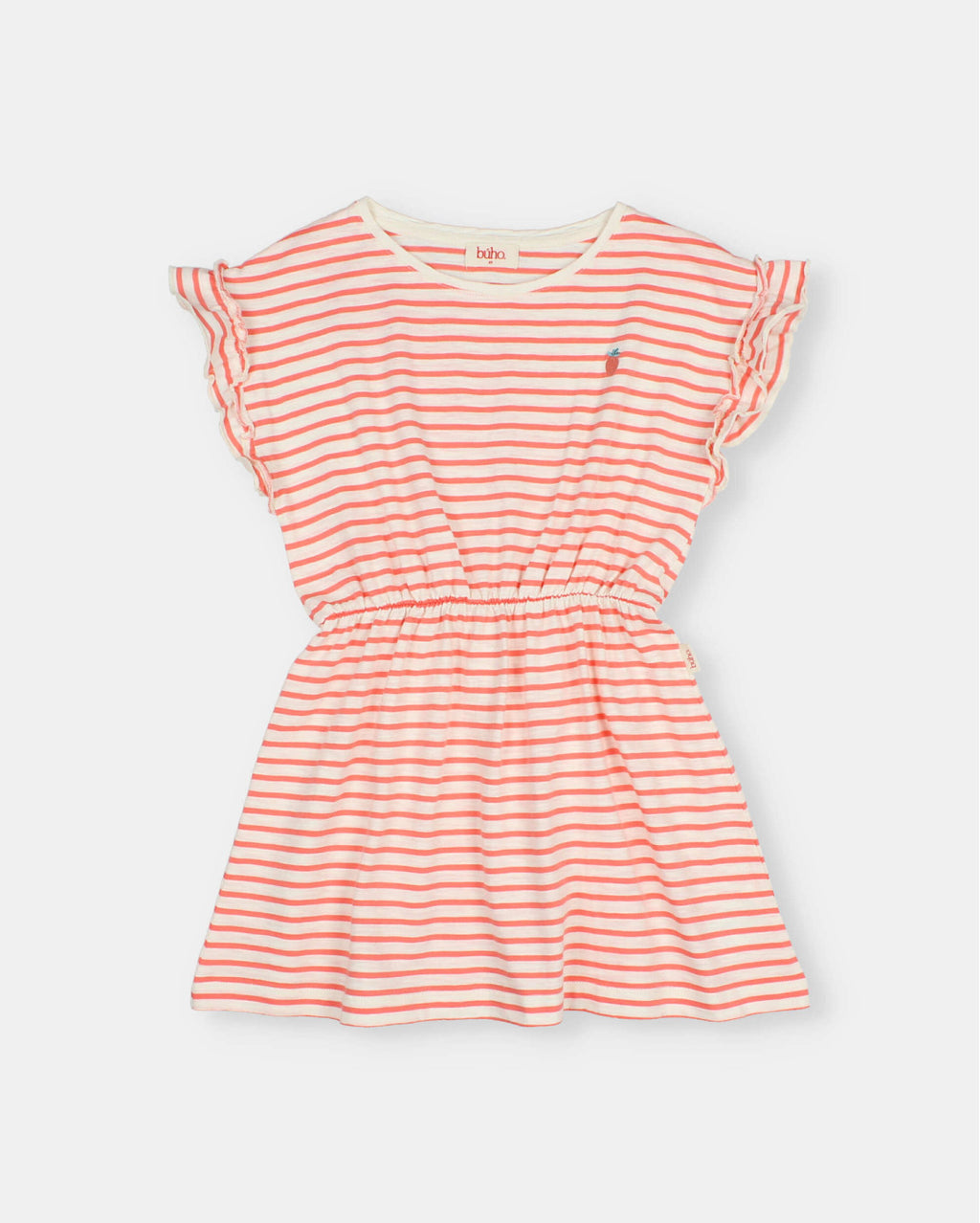 Vestido rayas rojas y blancas Buho