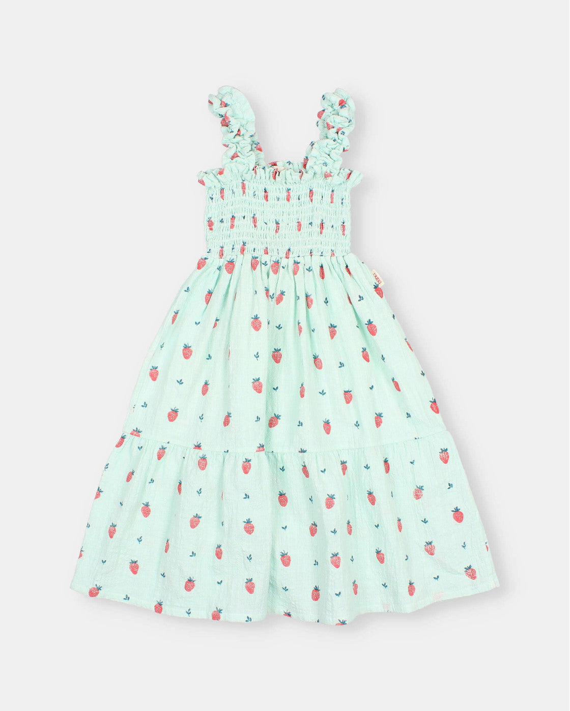 Vestido turquesa fresas BUHO