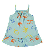 Vestido tirantes estampado Menorca Babyclic