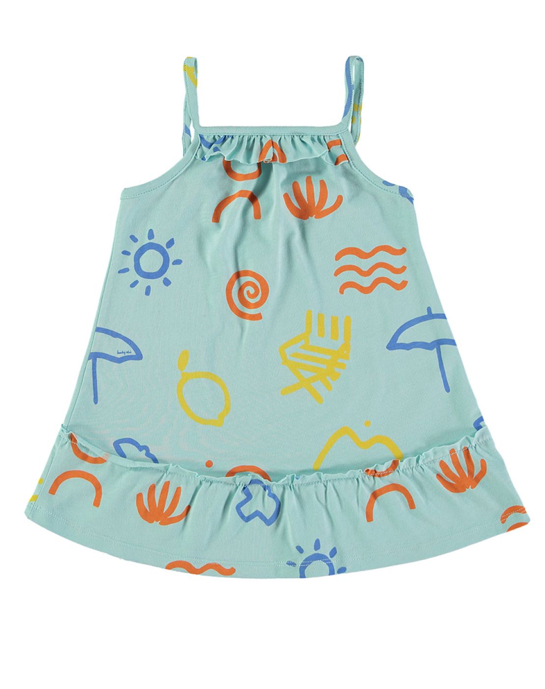 Vestido tirantes estampado Menorca Babyclic