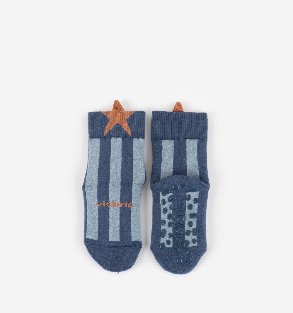 Calcetines Victoria antideslizantes Azul