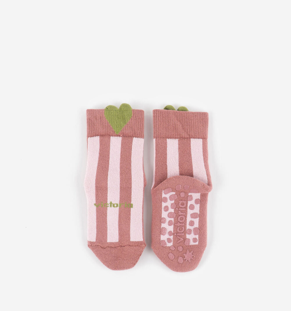 Calcetines Victoria antideslizantes Rosa